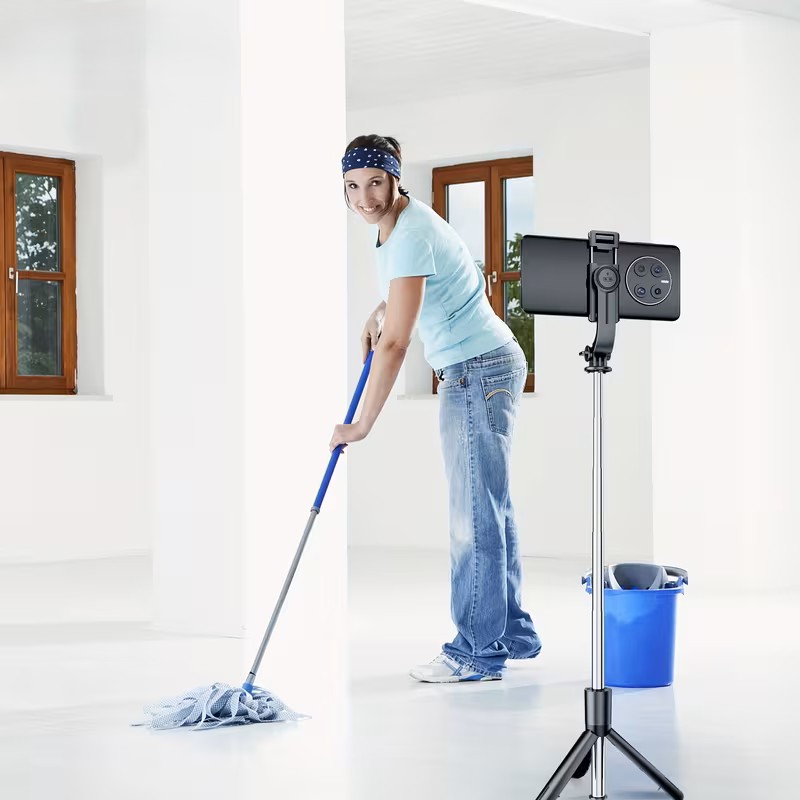Lightweight Tripod Selfie Stick with Wireless Remote