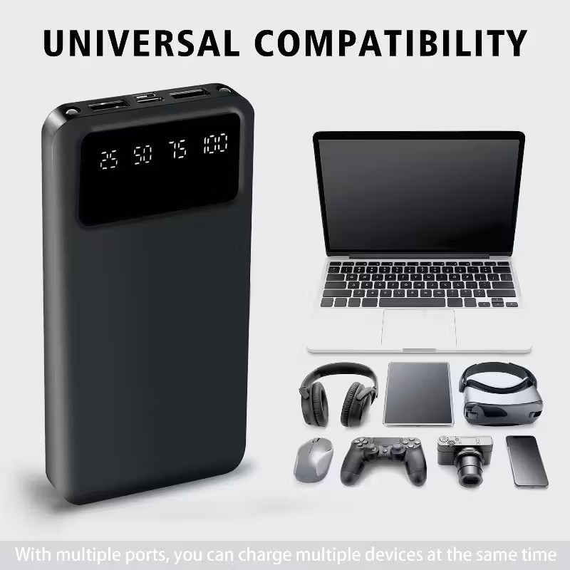 10000mAh and 20000mAh Portable Power Bank with LED Display