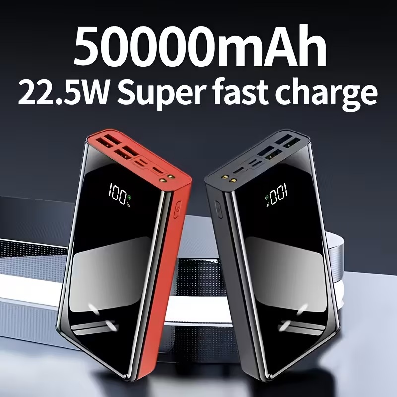 50000mAh Fast Charging Power Bank with LED Digital Display 50000mAh Fast Charging Power Bank with LED Digital Display