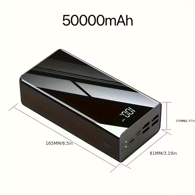 50000mAh Fast Charging Power Bank with LED Digital Display 50000mAh Fast Charging Power Bank with LED Digital Display