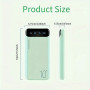 10,000mAh Portable Power Bank with Dual USB Output and LED Display