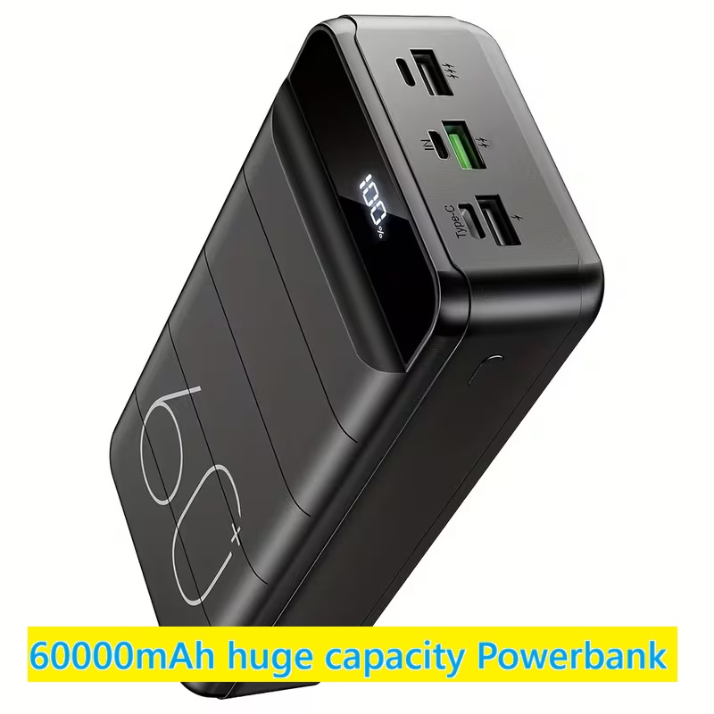 60000mAh Fast Charging Portable Power Bank with LED Display 60000mAh Fast Charging Portable Power Bank with LED Display