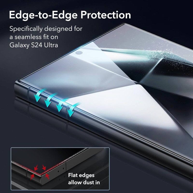 HD Tempered Glass Screen Protector for Samsung Galaxy S24 Ultra