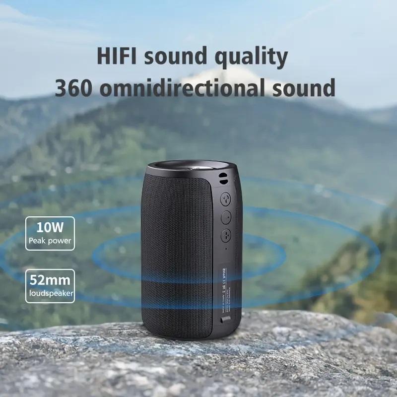 Wireless Outdoor Portable Subwoofer with Deep Bass & 8h Battery Wireless Outdoor Portable Subwoofer with Deep Bass & 8h Battery