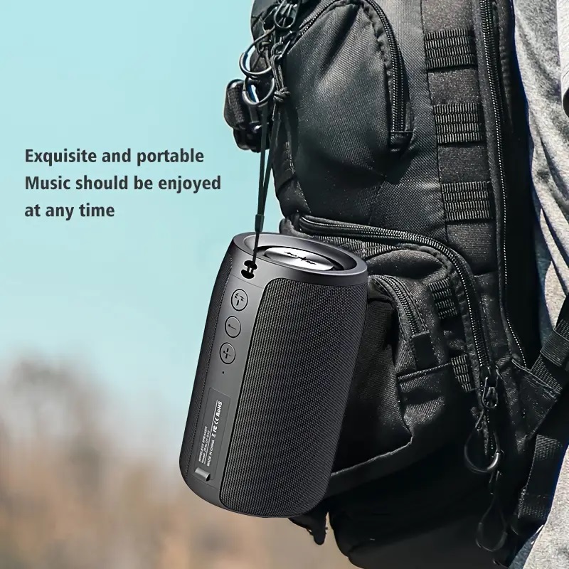 Wireless Outdoor Portable Subwoofer with Deep Bass & 8h Battery Wireless Outdoor Portable Subwoofer with Deep Bass & 8h Battery