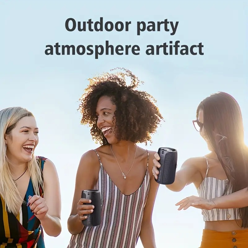 Wireless Outdoor Portable Subwoofer with Deep Bass & 8h Battery Wireless Outdoor Portable Subwoofer with Deep Bass & 8h Battery