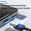 PHILIPS Type C Noise Cancelling Wired Earphones with Mic