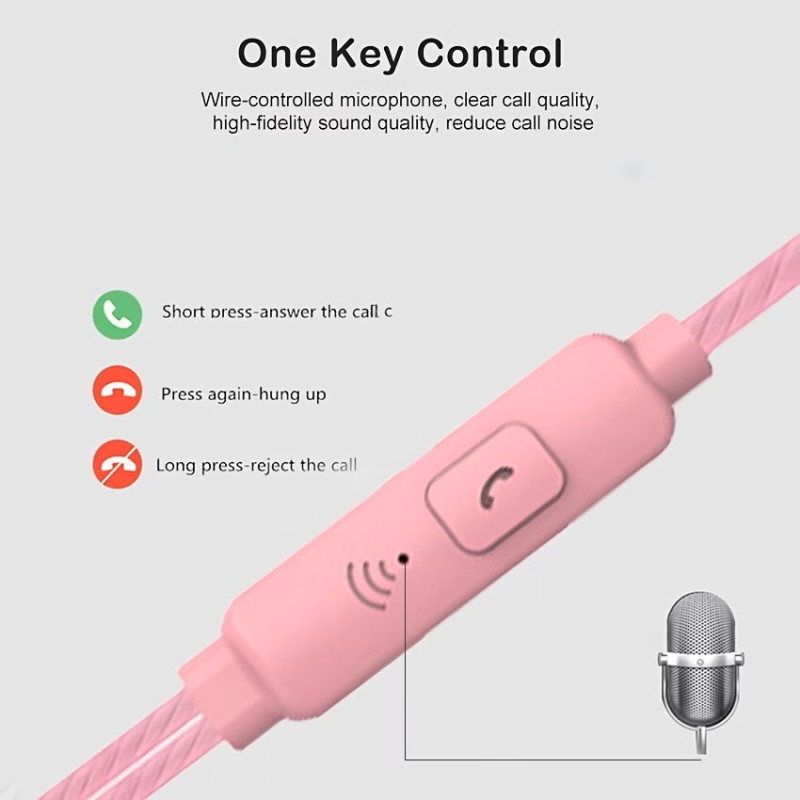 Noise Cancelling In Ear Headphones with Microphone